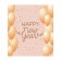 A set of napkins for setting the table "Festive congratulations on NG", rectangular, size 32x46 cm, 4 pcs