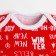 Body crumb I "Happy Winter", height 80-86 cm, red