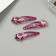 Invisibility for hair "Agatha" (set of 3 pcs) star, 5 cm, pink