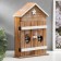 Klyuchnitsa tree 6 hooks "House with heart shutters" 29.5x22.5x6 cm