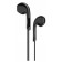 Hoco M39 headphones, wired, inserts, microphone, jack 3.5, 1.2 m, black