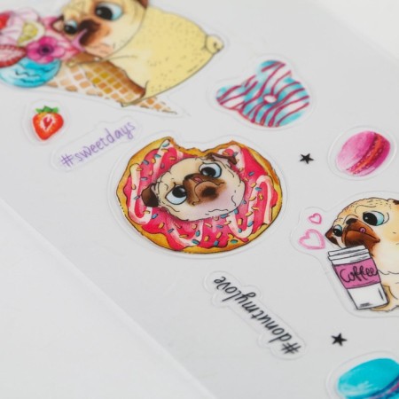 #Donutmylove phone sticker, 8 x 14 cm-2