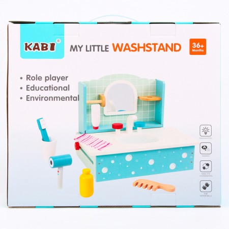 Wooden Wooden Set "washbasin" 26.5 × 25.5 × 33.5 cm-9