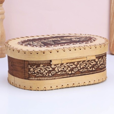 Батонница «Собор», 30×18×10 см, береста-1