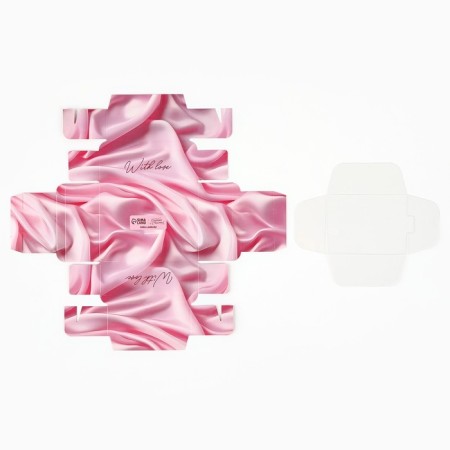 Folding box with a plastic lid "With Love", 11.5 x 9 x 4 cm-5