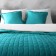 Set "Ibiza": a bedspread 160 x 220 cm, pillowcases 40 x 40 cm - 2 pcs, turquoise