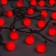 Garland “thread” 5 m with nozzles “Red Balls”, IP20, dark thread, 30 LED, glow red, 8 modes, 220 V