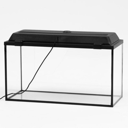 Aquarium "rectangular" with a lid, 75 liters, 69 x 29 x 37 cm, black-2
