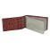 Businessman without fastening, 16 cards, burgundy color