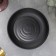Black East plate, d = 15.5 cm, black color