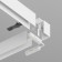 Corner Connector for the Technical TRX010CL-21W, 8.2x6x8.2 cm, white color.