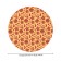 Tables on the table "Folk jewelry", round, oxford, elastic band, size 140x140 cm, diameter 105-120 cm