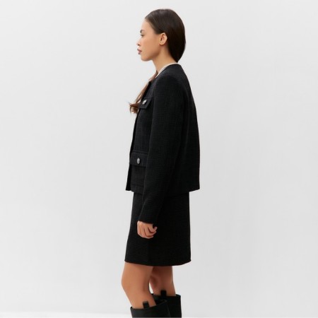 Women's tweed jacket MIST R.46, black-2