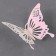 Set for decorating "Butterflies", set 12 pcs, color pearl white