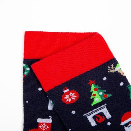 Male socks, dark blue color, size 25-27-1
