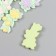 Decor for creativity Plastic "Flowers with flowers" MIX 4.2x1.9 cm