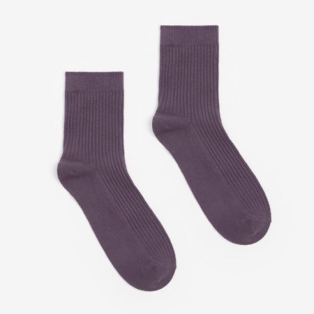 Women's socks minku color purple, size 36-39 (23-25 ​​cm)-1