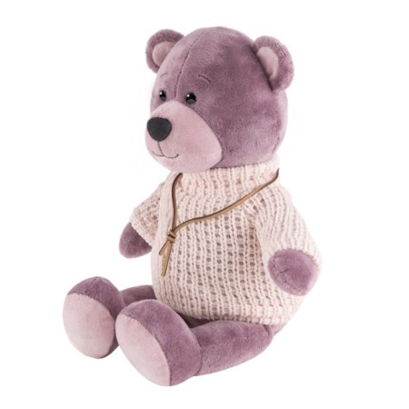 Soft toy "Bear Ronnie in a sweater", 21 cm
