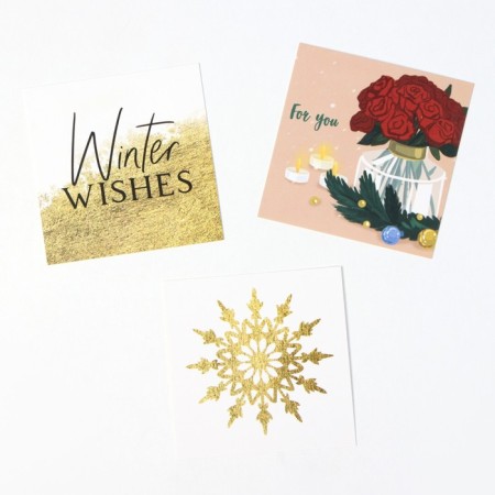 New Year's gift "Happy Holidys" towel and ACS-6