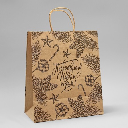 Crafts "Happy New Year", 24 x 28 x 14 cm, New Year-4