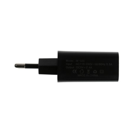 Network charger GQ-1, USB, 2.4 A, black-3