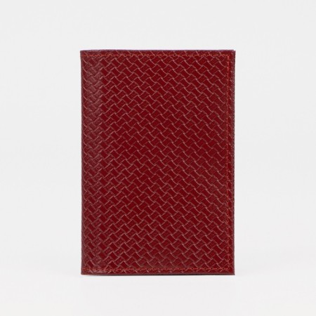 Cover for passport, red color