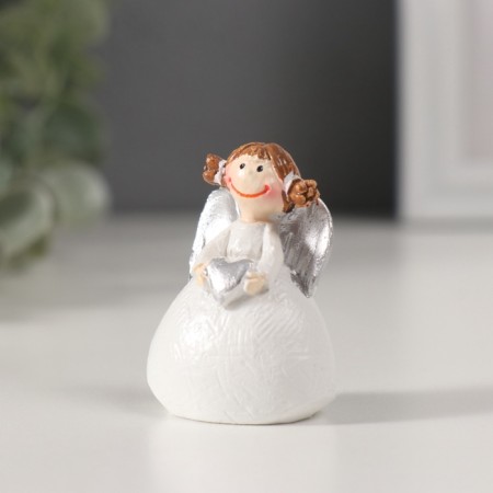 Souvenir Polystone "Girl Angel with two tails" mix 2.6x4x5.5 cm-5