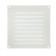 Ventilation grate "Space" luxury RM1515, 150 x 150 mm, with a grid, metal, white