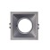Builtrous lamp Mantra Comfort, GU10, 1x12W, 92x92x40 mm, Matte silver color