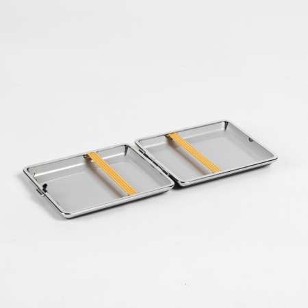 Gift set 4 in 1 "USSR": Flyage 270 ml, 2 piles 30 ml, cigarette case-4