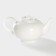 Teapot Porcelain Hot Magistro "Blanche", 600 ml, white color