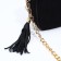 Bag Cross-Bodi with a zipper, black color