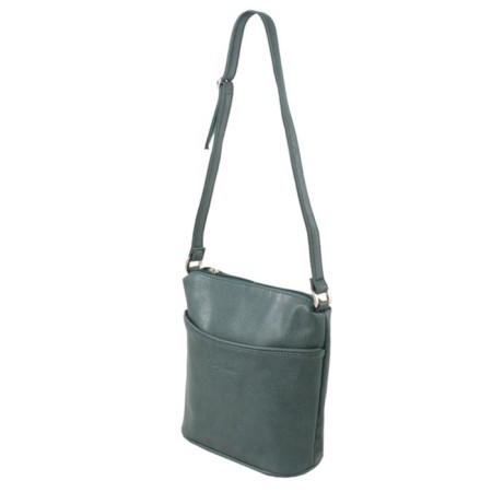 B2394 Cross-Bodi bag, lightning department, green color 24x22x10cm-1