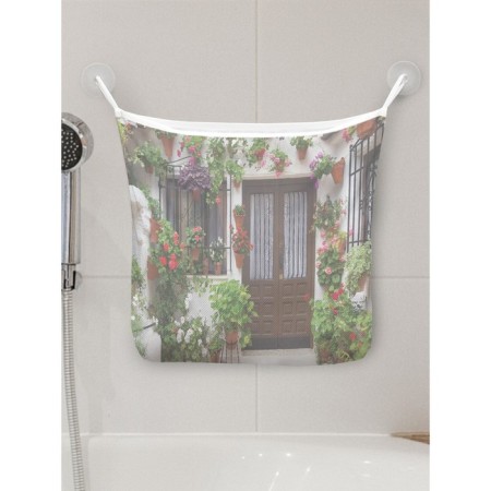 Organizer in a bath on suction cups "Flower Exhibition", for storing toys and trifles, size 33x39 cm