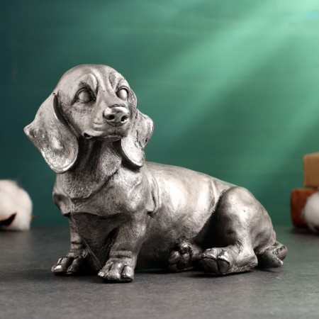 Figure "Dachshund" 15.5x19x11.5cm, steel
