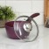 Trendy Style bucket, 1.5 l, glass cover, removable handle, anti -stick coating, purple color