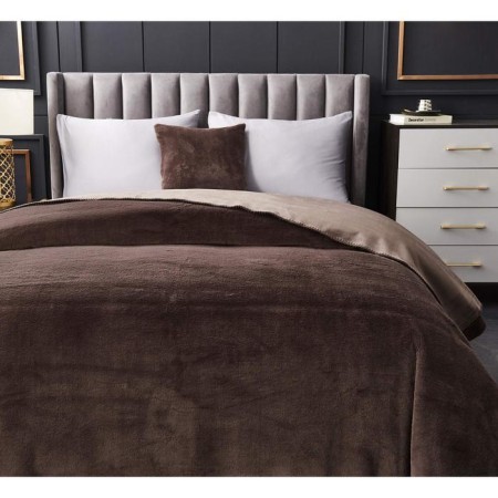 Pillowcase "Antoine", size 45x45 cm, coffee color-1