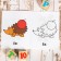 Coloring "Forest animals", 16 p.