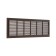 Ventilation grate Zein Lux L73, 73 x 232 mm, inexhaustible, brown