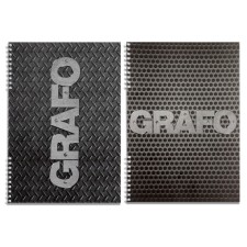 A4 notebook, 48 sheets in a cage, on a crest, 