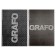 A4 notebook, 48 sheets in a cage, on a crest, "grapho", cardboard cover, offset unit, mix