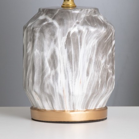Table lamp "Veronica" 1x40W E14 black/white 20x20x31cm-3