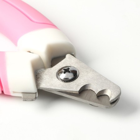 Coogers of the side with 2 holes, large, pink-white-2