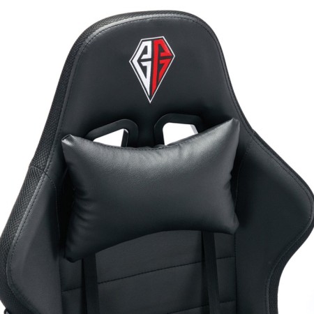 Playing armchair Brabix Lumen GM-50 RGB, backlight, two pillows, eco-leather, black-5