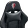 Playing armchair Brabix Lumen GM-50 RGB, backlight, two pillows, eco-leather, black