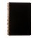 A5 business test, 60 sheets in the PragMatic cage, cardboard cover, tinted block 80g/m2, black