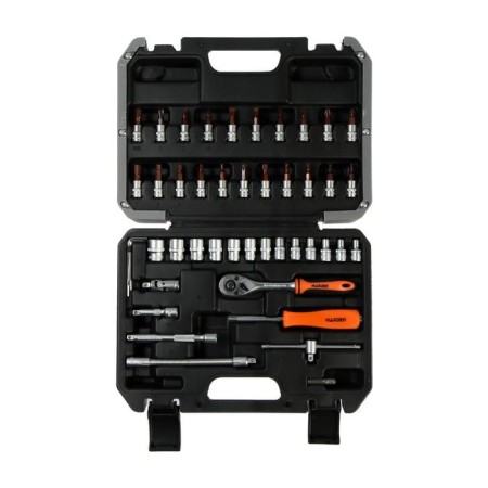 Tool set of Harden 510346, CRV, 1/4 ", plastic case, 46 items-1