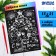 New Year's engraving "New Year! Christmas tree "