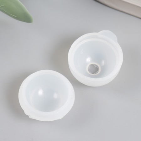 Mold Silicon "Shar" set 2 pcs d-2 cm 3x3x2.5 cm-4