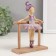 Polystone souvenir "Little ballerina behind the machine" Violet 12.5x7x16.5 cm